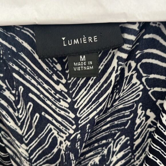 Lumiere Black and White Patterned Women's Romper - Picture 2 of 8